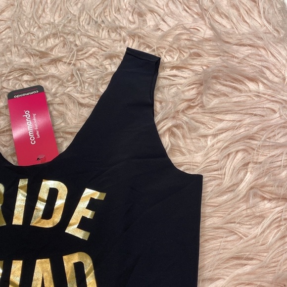 NWT Commando Bride Squad Black Gold Bodysuit - Picture 5 of 11